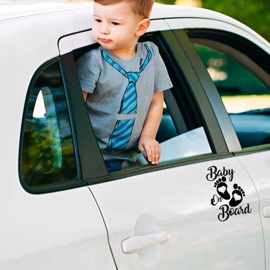 Autocollants d'avertissement de véhicule pour bébé