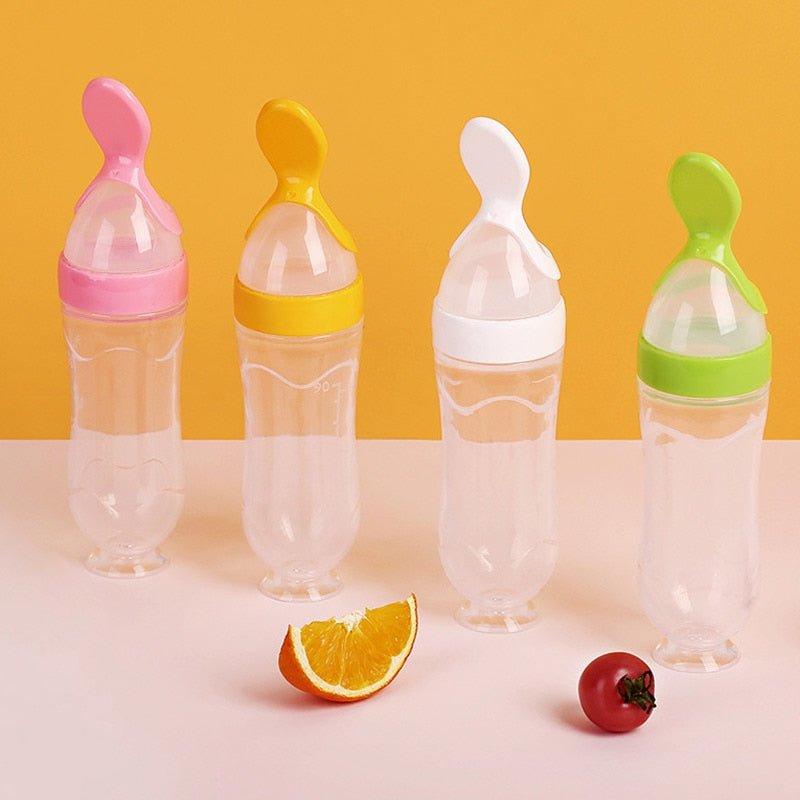 Biberon avec cuillère pour nouveau-né | EasyBottle™ - Trésor Maternelle