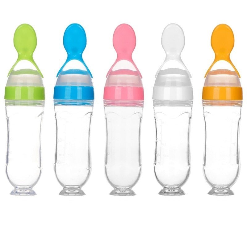 Biberon avec cuillère pour nouveau-né | EasyBottle™ - Trésor Maternelle